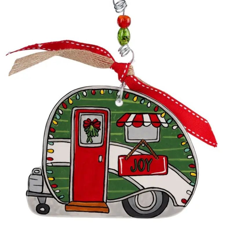 Camper Flat Ornament